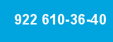 922 610-36-40